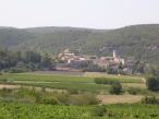Le village de montclus est situé dans le Gard